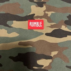 RUMBLE BOXING CAMO SWEATSHIRT SIZE SMALL